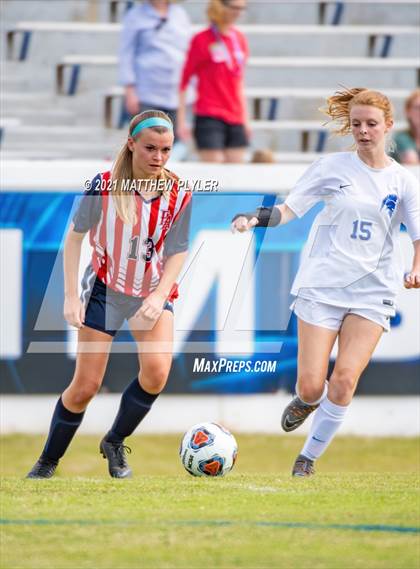 Thumbnail 1 in Franklin Academy vs. Community School of Davidson (1 of 2 - NCHSAA 1A Final - the Game) photogallery.