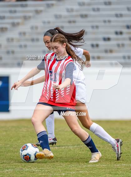 Thumbnail 3 in Franklin Academy vs. Community School of Davidson (1 of 2 - NCHSAA 1A Final - the Game) photogallery.