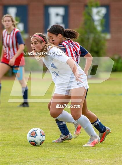 Thumbnail 1 in Franklin Academy vs. Community School of Davidson (1 of 2 - NCHSAA 1A Final - the Game) photogallery.
