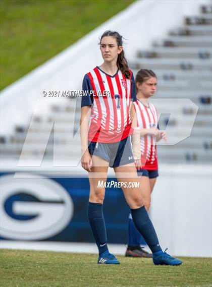 Thumbnail 1 in Franklin Academy vs. Community School of Davidson (1 of 2 - NCHSAA 1A Final - the Game) photogallery.