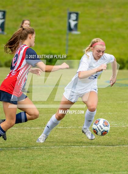 Thumbnail 3 in Franklin Academy vs. Community School of Davidson (1 of 2 - NCHSAA 1A Final - the Game) photogallery.