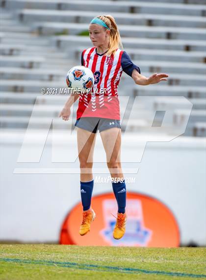 Thumbnail 1 in Franklin Academy vs. Community School of Davidson (1 of 2 - NCHSAA 1A Final - the Game) photogallery.