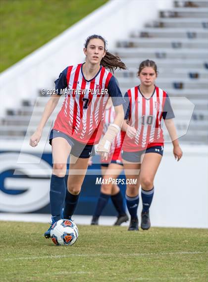 Thumbnail 2 in Franklin Academy vs. Community School of Davidson (1 of 2 - NCHSAA 1A Final - the Game) photogallery.