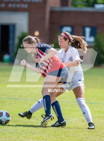 Thumbnail 1 in Franklin Academy vs. Community School of Davidson (1 of 2 - NCHSAA 1A Final - the Game) photogallery.