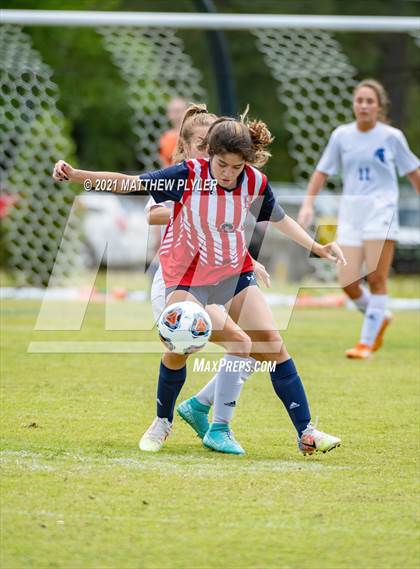 Thumbnail 1 in Franklin Academy vs. Community School of Davidson (1 of 2 - NCHSAA 1A Final - the Game) photogallery.