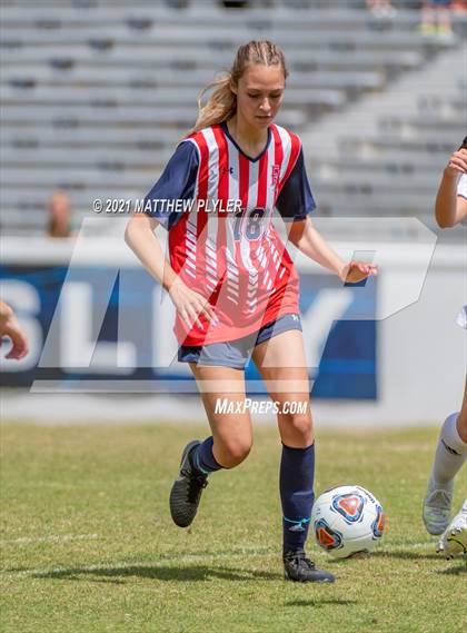 Thumbnail 2 in Franklin Academy vs. Community School of Davidson (1 of 2 - NCHSAA 1A Final - the Game) photogallery.