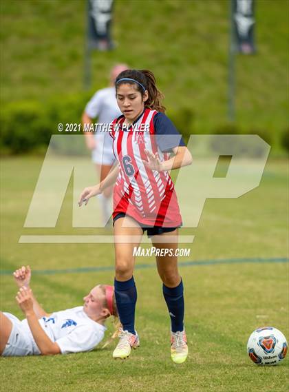 Thumbnail 3 in Franklin Academy vs. Community School of Davidson (1 of 2 - NCHSAA 1A Final - the Game) photogallery.