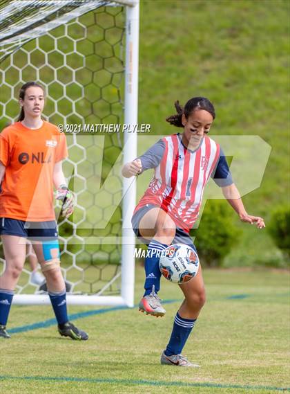 Thumbnail 2 in Franklin Academy vs. Community School of Davidson (1 of 2 - NCHSAA 1A Final - the Game) photogallery.