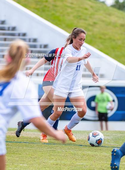 Thumbnail 2 in Franklin Academy vs. Community School of Davidson (1 of 2 - NCHSAA 1A Final - the Game) photogallery.