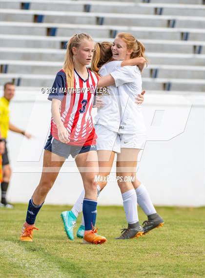Thumbnail 2 in Franklin Academy vs. Community School of Davidson (1 of 2 - NCHSAA 1A Final - the Game) photogallery.
