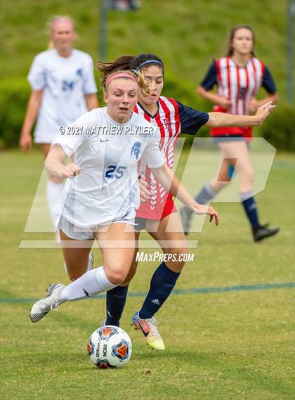 Thumbnail 3 in Franklin Academy vs. Community School of Davidson (1 of 2 - NCHSAA 1A Final - the Game) photogallery.