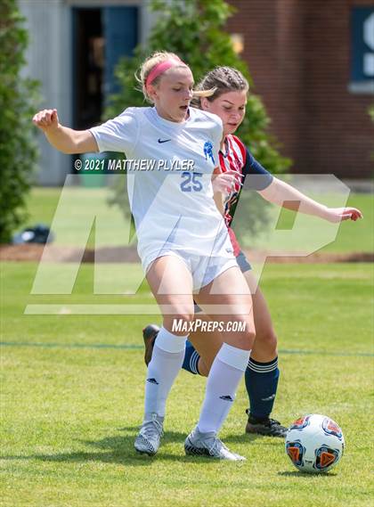 Thumbnail 3 in Franklin Academy vs. Community School of Davidson (1 of 2 - NCHSAA 1A Final - the Game) photogallery.