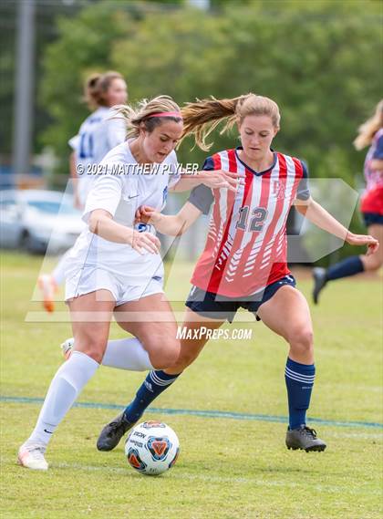Thumbnail 2 in Franklin Academy vs. Community School of Davidson (1 of 2 - NCHSAA 1A Final - the Game) photogallery.