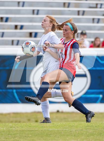 Thumbnail 3 in Franklin Academy vs. Community School of Davidson (1 of 2 - NCHSAA 1A Final - the Game) photogallery.