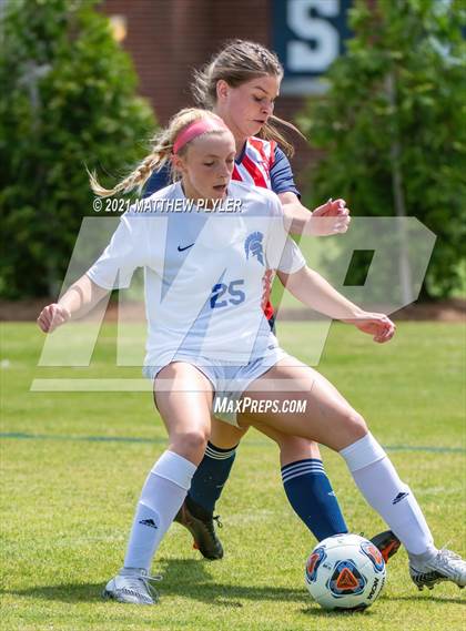 Thumbnail 2 in Franklin Academy vs. Community School of Davidson (1 of 2 - NCHSAA 1A Final - the Game) photogallery.