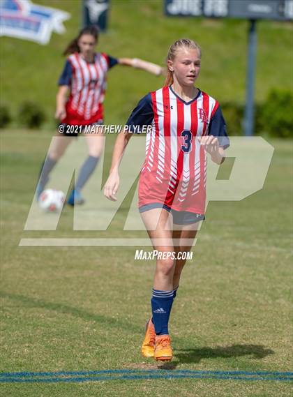 Thumbnail 3 in Franklin Academy vs. Community School of Davidson (1 of 2 - NCHSAA 1A Final - the Game) photogallery.