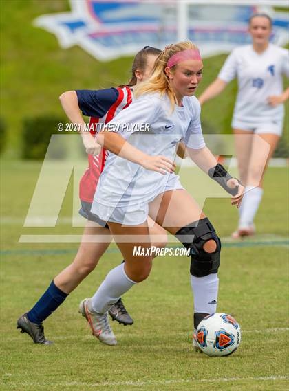 Thumbnail 2 in Franklin Academy vs. Community School of Davidson (1 of 2 - NCHSAA 1A Final - the Game) photogallery.