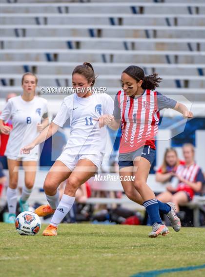 Thumbnail 3 in Franklin Academy vs. Community School of Davidson (1 of 2 - NCHSAA 1A Final - the Game) photogallery.