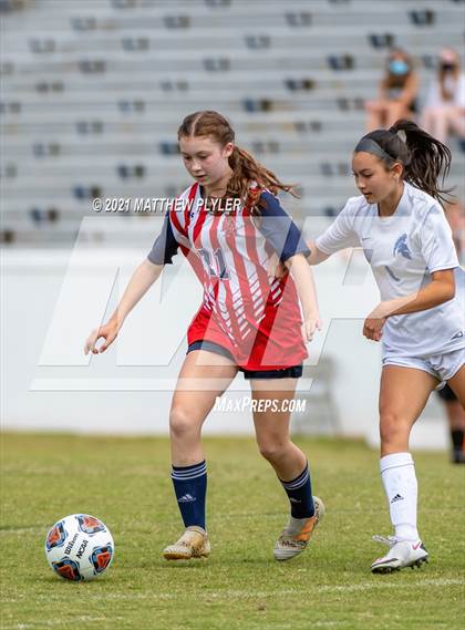 Thumbnail 1 in Franklin Academy vs. Community School of Davidson (1 of 2 - NCHSAA 1A Final - the Game) photogallery.