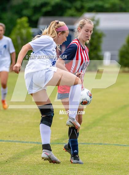 Thumbnail 1 in Franklin Academy vs. Community School of Davidson (1 of 2 - NCHSAA 1A Final - the Game) photogallery.