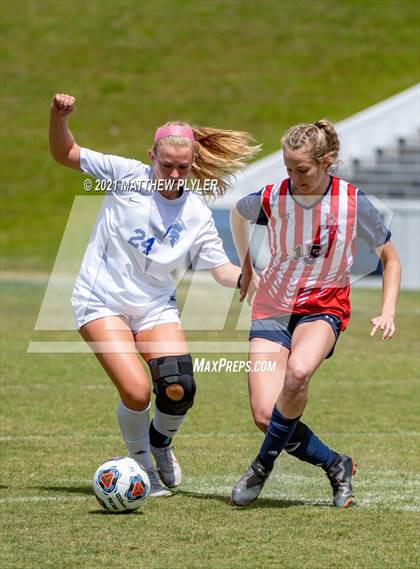Thumbnail 2 in Franklin Academy vs. Community School of Davidson (1 of 2 - NCHSAA 1A Final - the Game) photogallery.