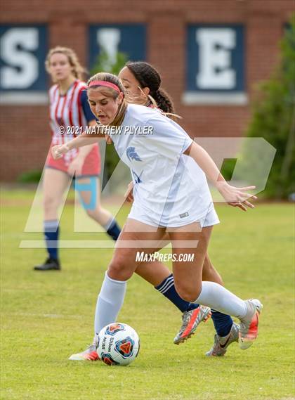 Thumbnail 3 in Franklin Academy vs. Community School of Davidson (1 of 2 - NCHSAA 1A Final - the Game) photogallery.