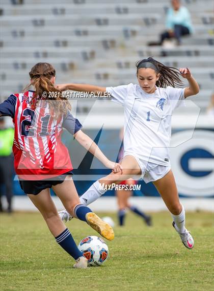 Thumbnail 2 in Franklin Academy vs. Community School of Davidson (1 of 2 - NCHSAA 1A Final - the Game) photogallery.