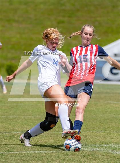 Thumbnail 3 in Franklin Academy vs. Community School of Davidson (1 of 2 - NCHSAA 1A Final - the Game) photogallery.