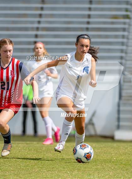 Thumbnail 2 in Franklin Academy vs. Community School of Davidson (1 of 2 - NCHSAA 1A Final - the Game) photogallery.