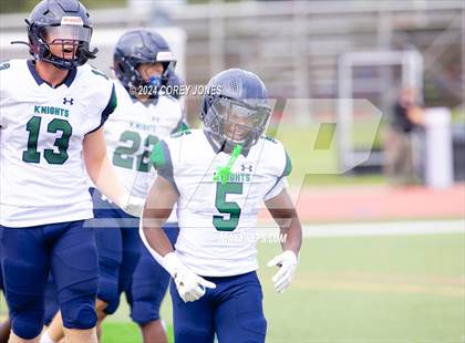 Thumbnail 1 in St. Mary's Ryken vs Archbishop Curley (The Cavalier Kickoff Classic) photogallery.