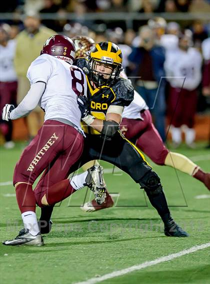 Thumbnail 2 in Del Oro vs. Whitney (CIF SJS D2 Playoff) photogallery.