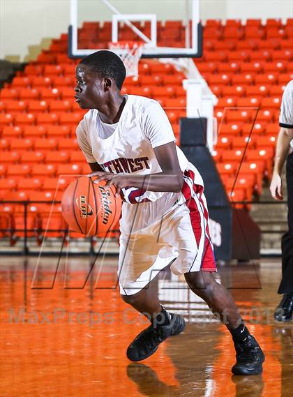 Thumbnail 1 in Wilmer-Hutchins vs. Southwest (DFW Basketball Challenge) photogallery.