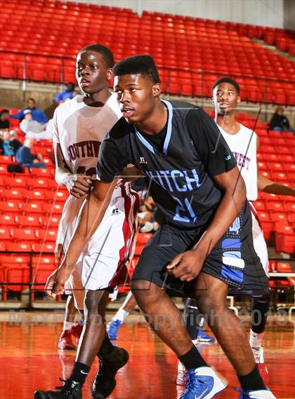 Thumbnail 3 in Wilmer-Hutchins vs. Southwest (DFW Basketball Challenge) photogallery.