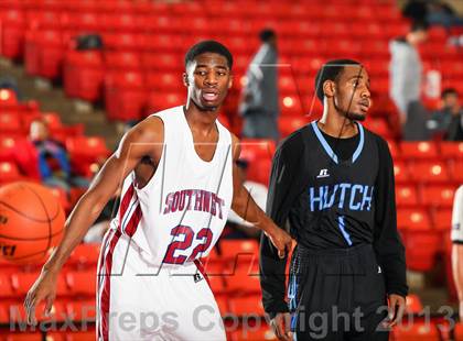 Thumbnail 1 in Wilmer-Hutchins vs. Southwest (DFW Basketball Challenge) photogallery.