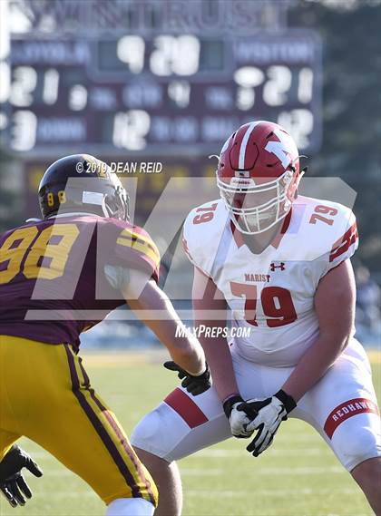 Thumbnail 2 in Marist vs Loyola Academy (IHSA Class 8A Quarterfinal) photogallery.