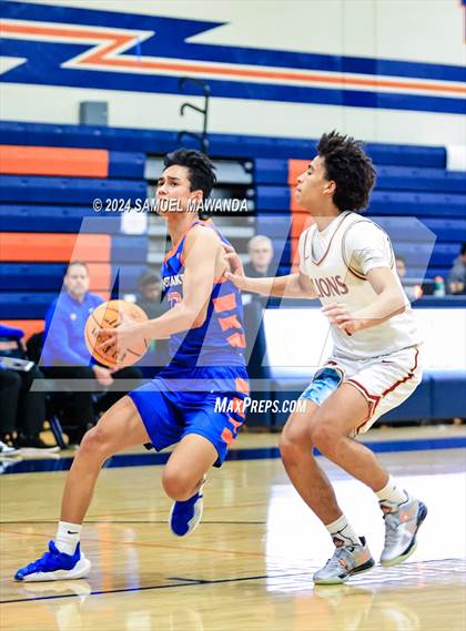 Thumbnail 2 in Legacy Christian Academy vs Westlake (9th Annual west valley Boys Basketball Tip-off Classic) photogallery.