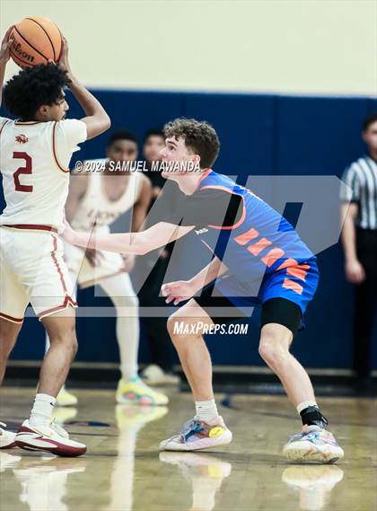 Thumbnail 3 in Legacy Christian Academy vs Westlake (9th Annual west valley Boys Basketball Tip-off Classic) photogallery.