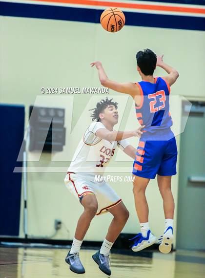 Thumbnail 2 in Legacy Christian Academy vs Westlake (9th Annual west valley Boys Basketball Tip-off Classic) photogallery.