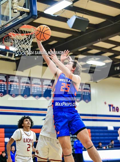 Thumbnail 1 in Legacy Christian Academy vs Westlake (9th Annual west valley Boys Basketball Tip-off Classic) photogallery.