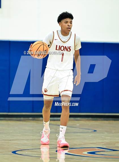 Thumbnail 3 in Legacy Christian Academy vs Westlake (9th Annual west valley Boys Basketball Tip-off Classic) photogallery.