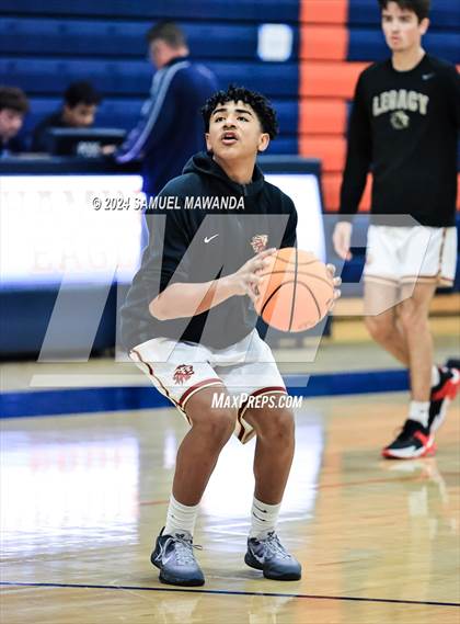 Thumbnail 3 in Legacy Christian Academy vs Westlake (9th Annual west valley Boys Basketball Tip-off Classic) photogallery.