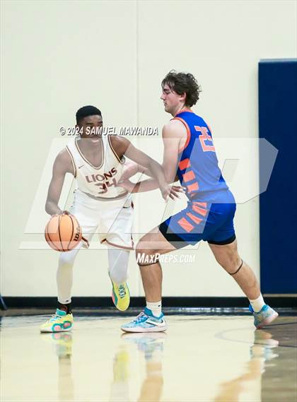 Thumbnail 2 in Legacy Christian Academy vs Westlake (9th Annual west valley Boys Basketball Tip-off Classic) photogallery.