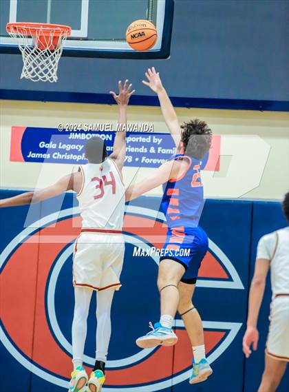 Thumbnail 1 in Legacy Christian Academy vs Westlake (9th Annual west valley Boys Basketball Tip-off Classic) photogallery.