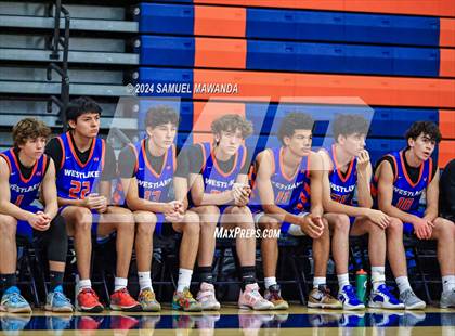 Thumbnail 3 in Legacy Christian Academy vs Westlake (9th Annual west valley Boys Basketball Tip-off Classic) photogallery.