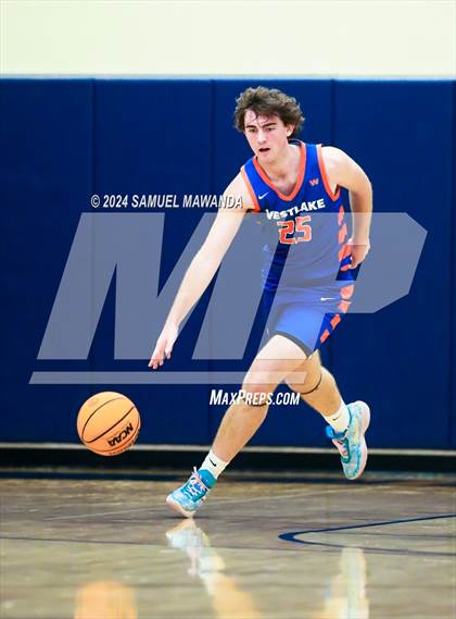 Thumbnail 1 in Legacy Christian Academy vs Westlake (9th Annual west valley Boys Basketball Tip-off Classic) photogallery.