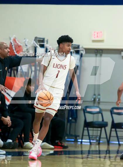 Thumbnail 3 in Legacy Christian Academy vs Westlake (9th Annual west valley Boys Basketball Tip-off Classic) photogallery.