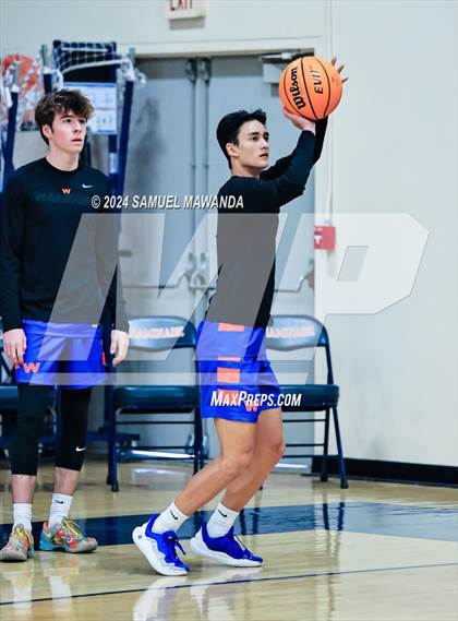 Thumbnail 3 in Legacy Christian Academy vs Westlake (9th Annual west valley Boys Basketball Tip-off Classic) photogallery.