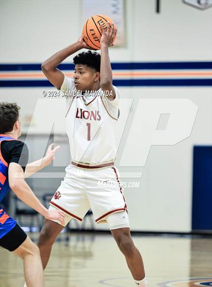 Thumbnail 1 in Legacy Christian Academy vs Westlake (9th Annual west valley Boys Basketball Tip-off Classic) photogallery.