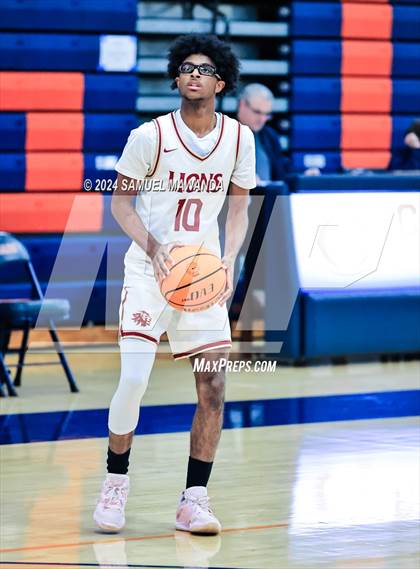Thumbnail 1 in Legacy Christian Academy vs Westlake (9th Annual west valley Boys Basketball Tip-off Classic) photogallery.