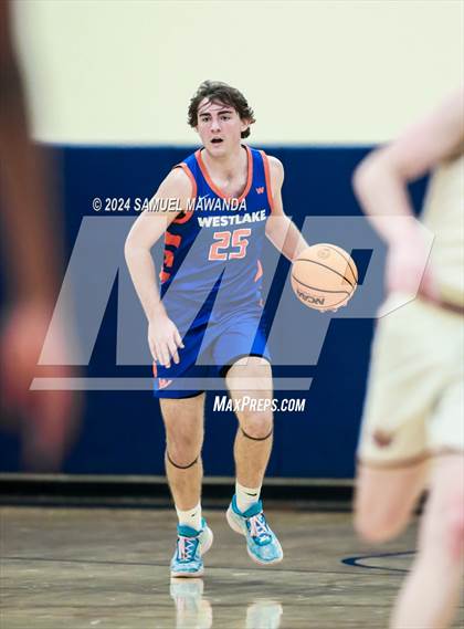 Thumbnail 2 in Legacy Christian Academy vs Westlake (9th Annual west valley Boys Basketball Tip-off Classic) photogallery.